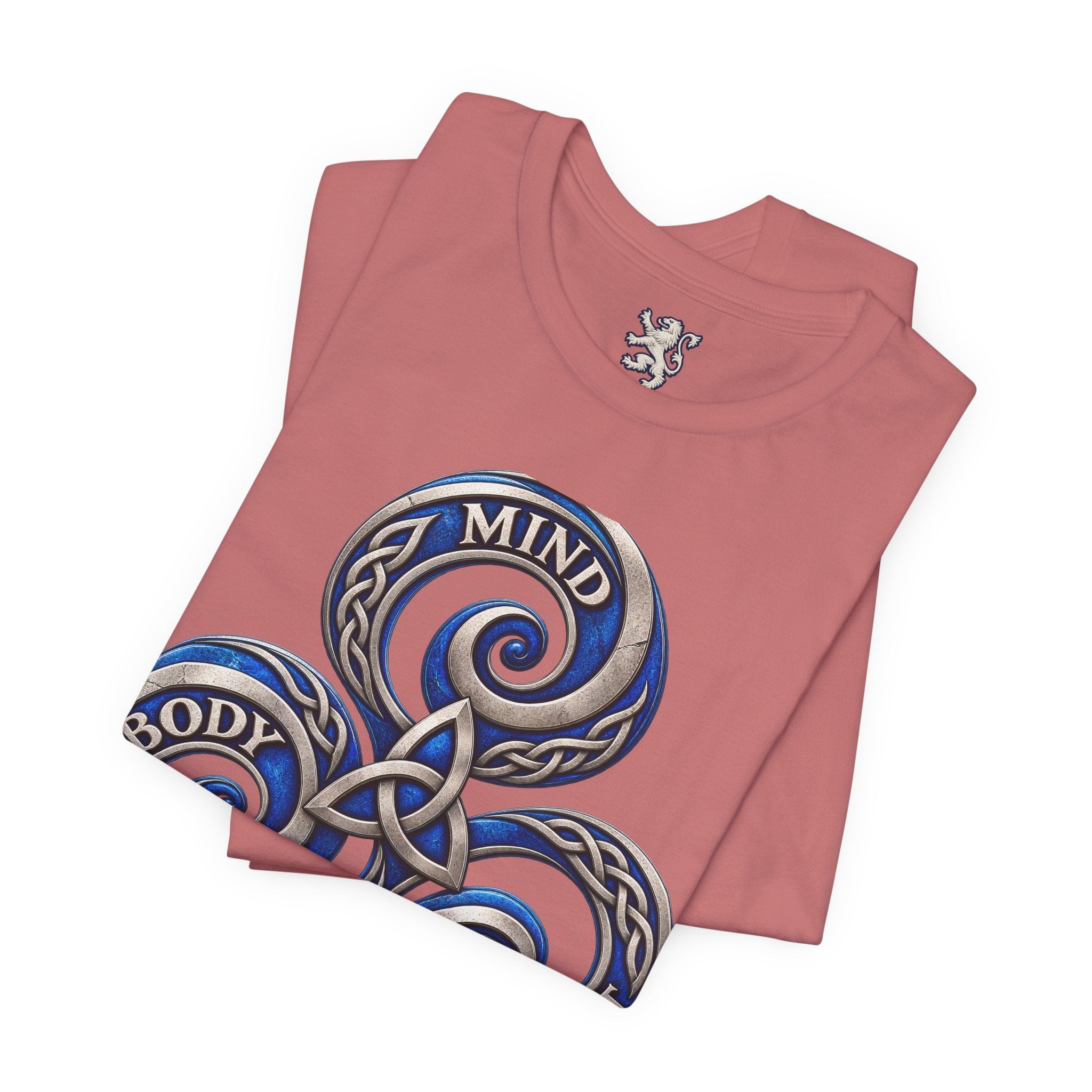 Mind Body Spirit Triskelion T-Shirt — Celtic Wellness Tee