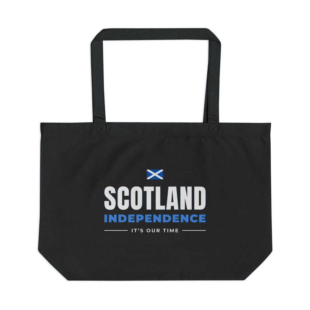 Scotland Independence "It's Our Time" Tote Bag | Saltire Gift for Scots Abroad