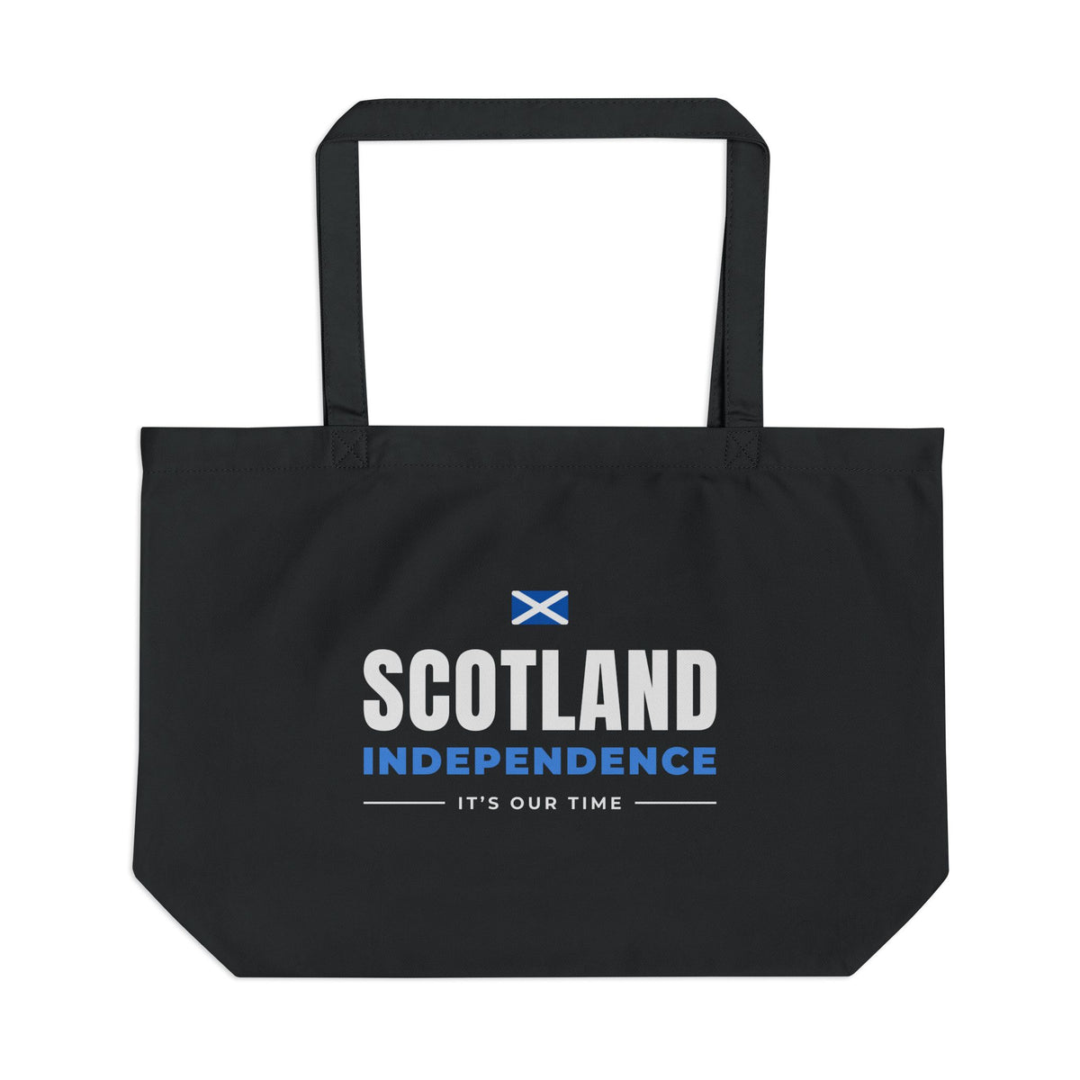 Scotland Independence "It's Our Time" Tote Bag | Saltire Gift for Scots Abroad