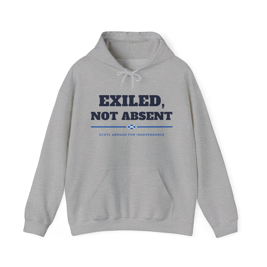 "Exiled, Not Absent" Scottish Independence Hoodie (Australia & NZ Shipping) | Scots Abroad Pullover