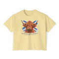 Highland Born Cow — Women's Boxy T-Shirt