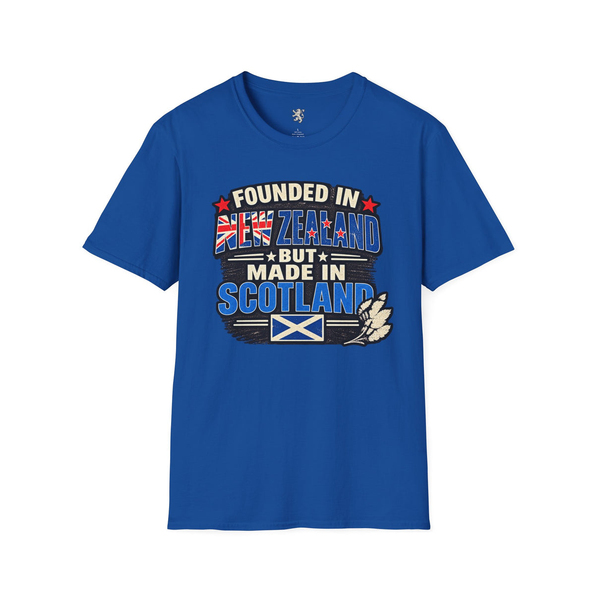 New Zealand Founded But Made in Scotland T‑Shirt