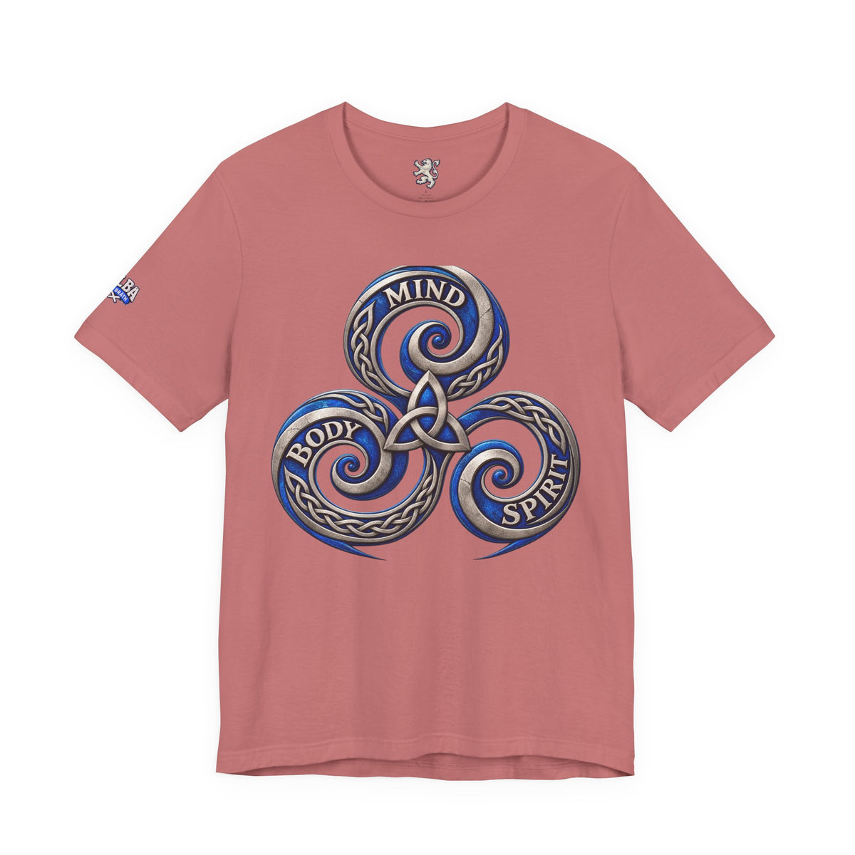 Mind Body Spirit Triskelion T-Shirt — Celtic Wellness Tee
