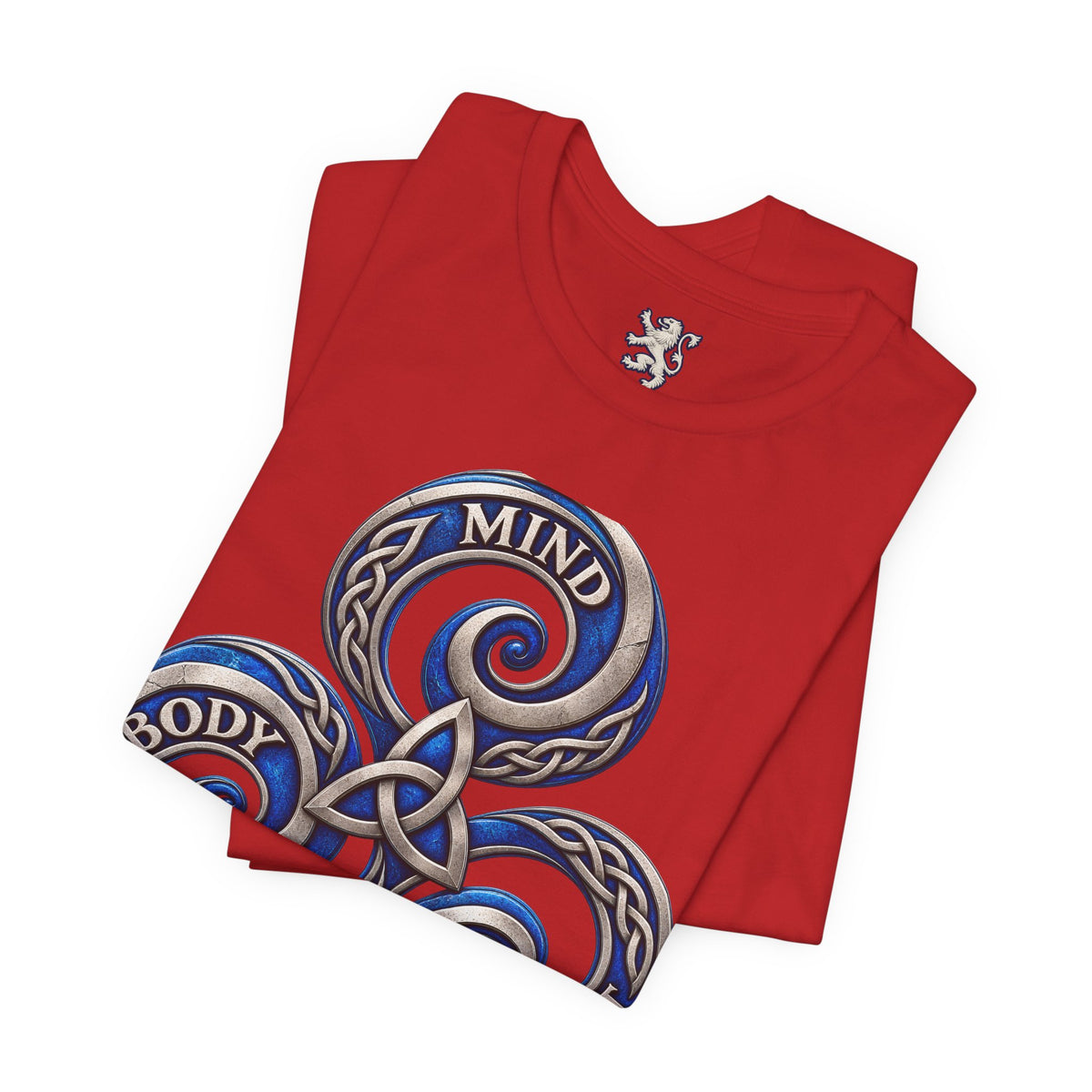 Mind Body Spirit Triskelion T-Shirt — Celtic Wellness Tee