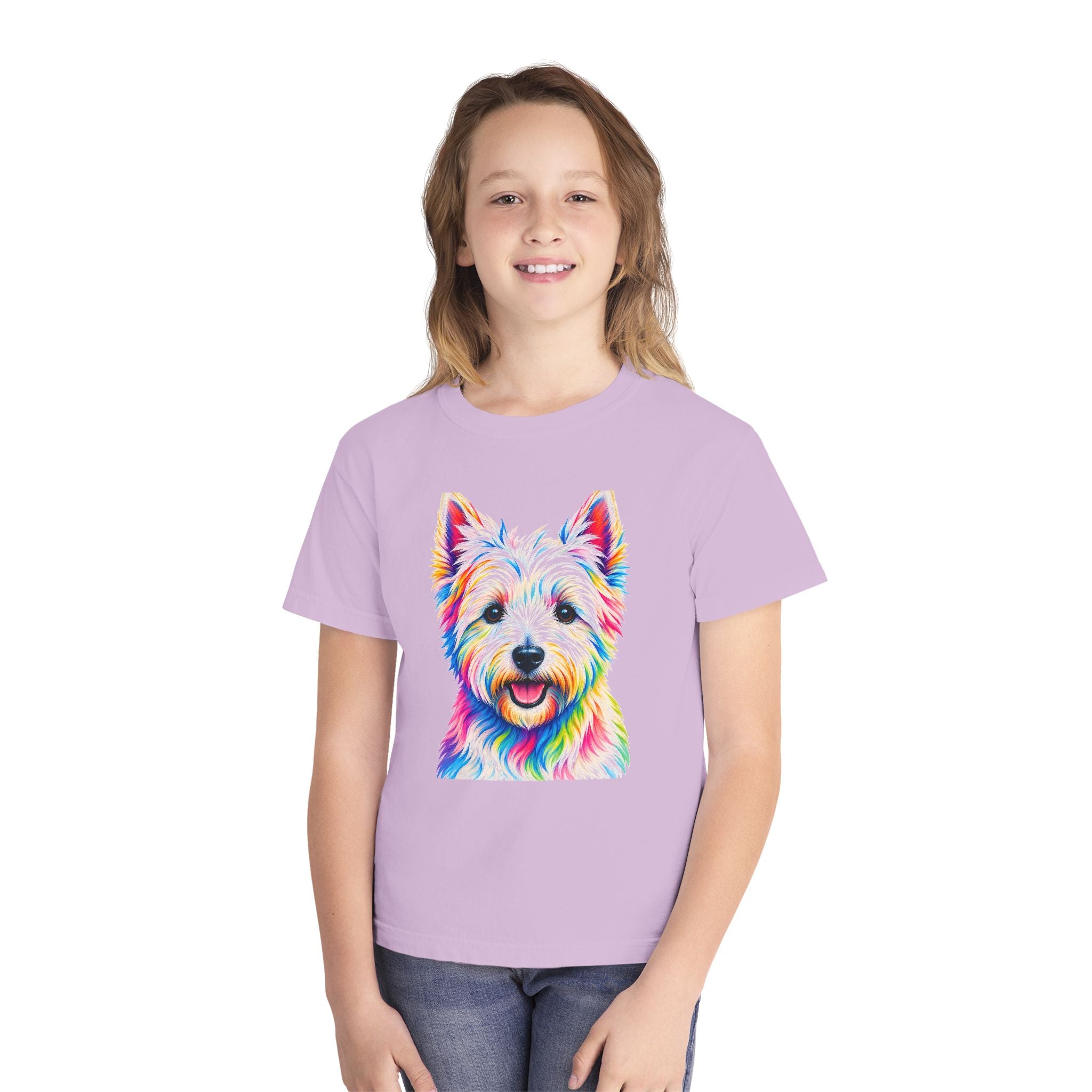 Youth Westie Dog Kids T-Shirt