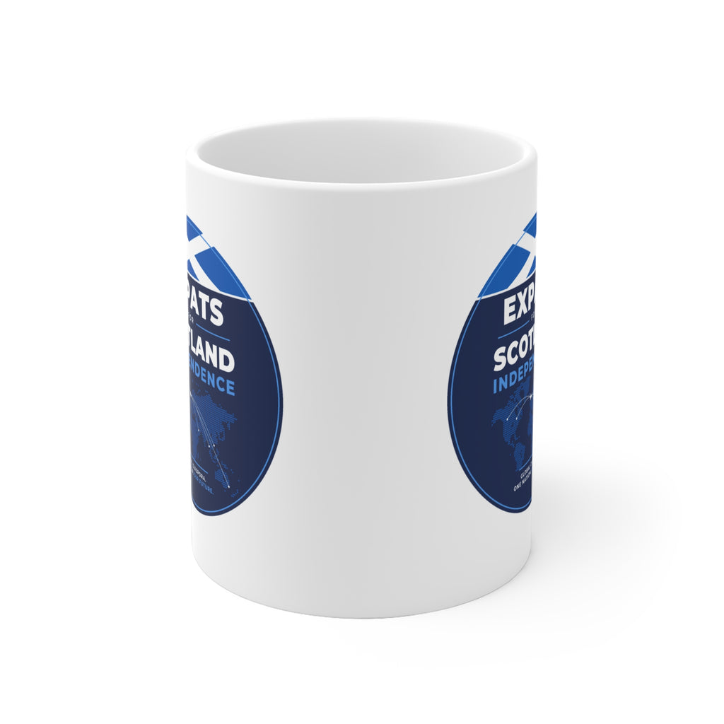 Expats for Scotland Independence Logo Mug (EU Shipping) | 11oz Scottish Expat Gift